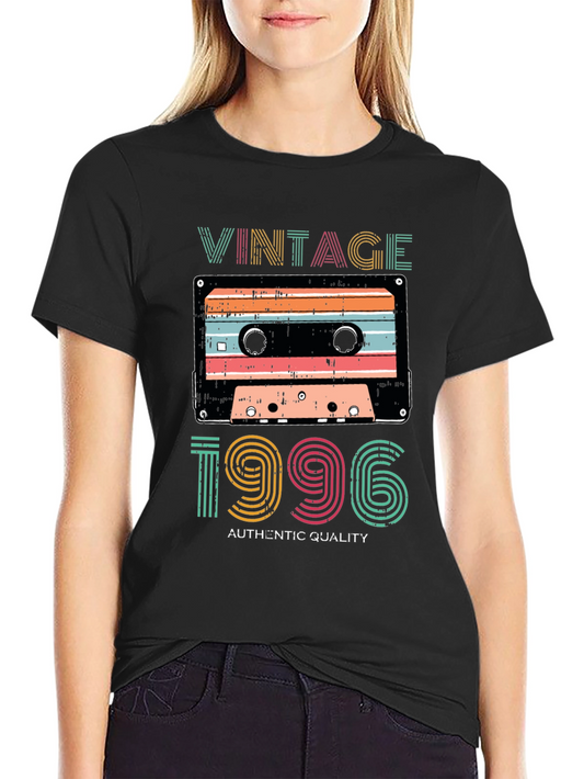 Vintage 1996 Cassette Tape Graphic T-Shirt
