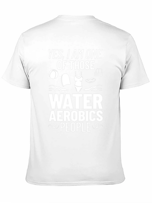 Water Aerobics People Graphic Tee