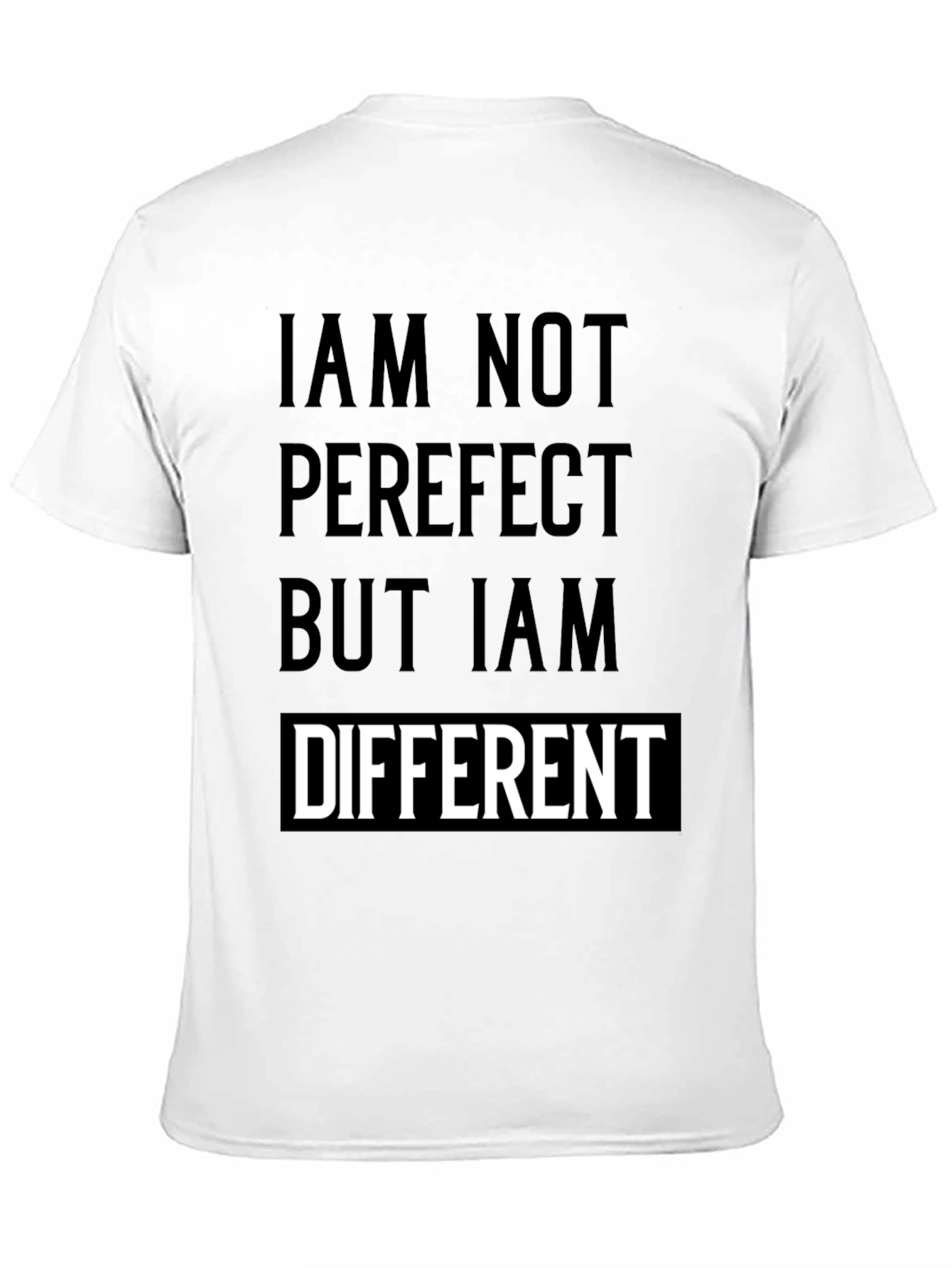 Unique Different Graphic Print Black T-Shirt