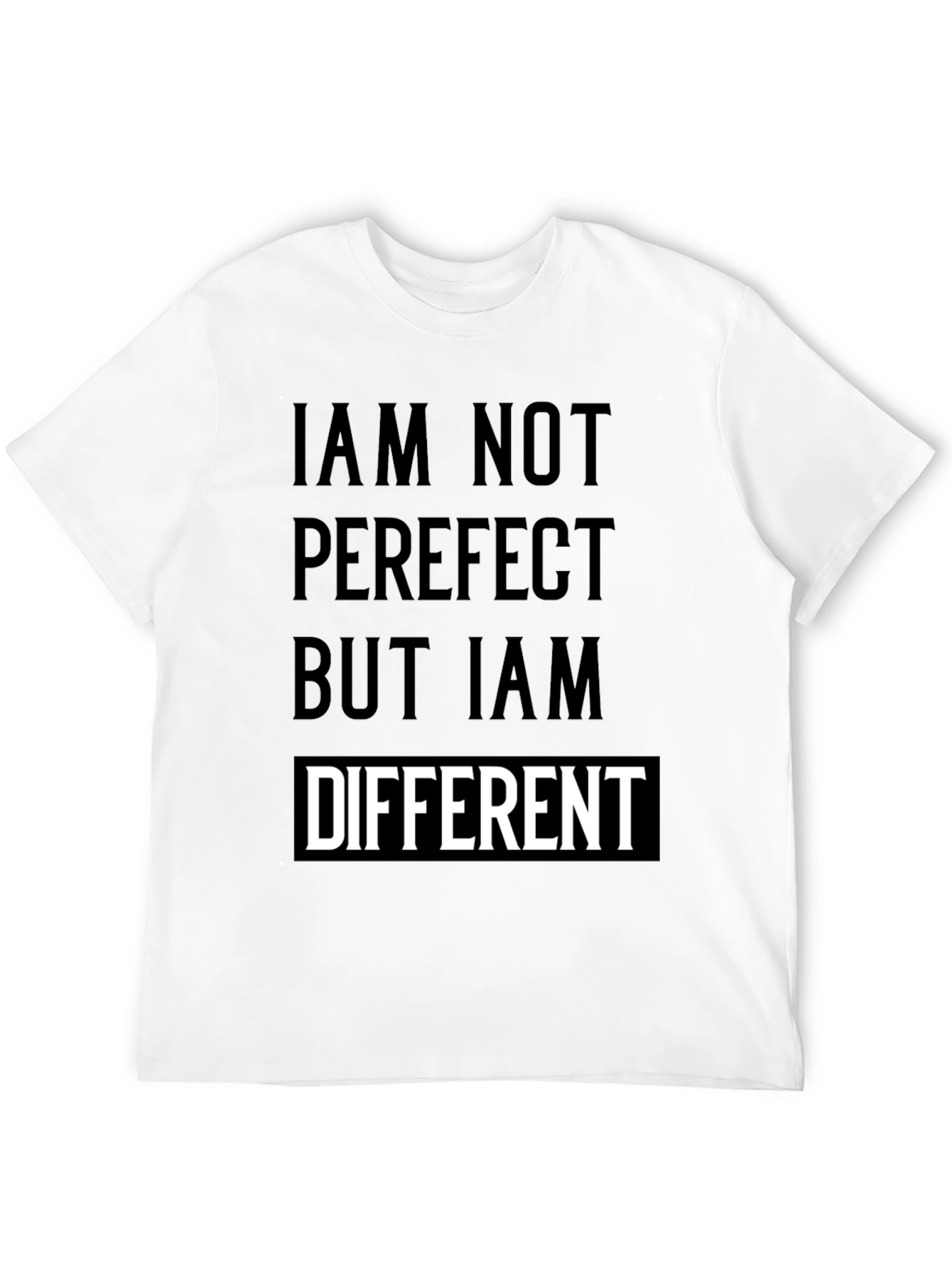 Unique Different Graphic Print Black T-Shirt