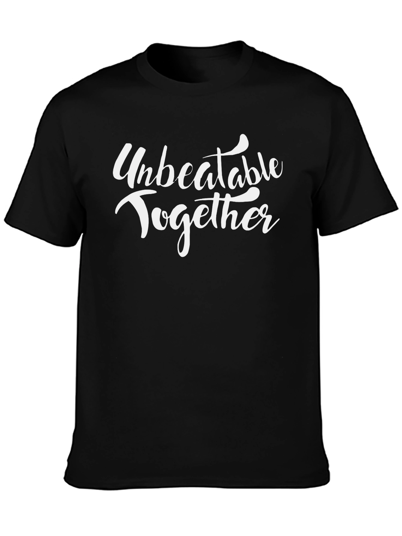 Unbeatable Together Black Graphic Tee