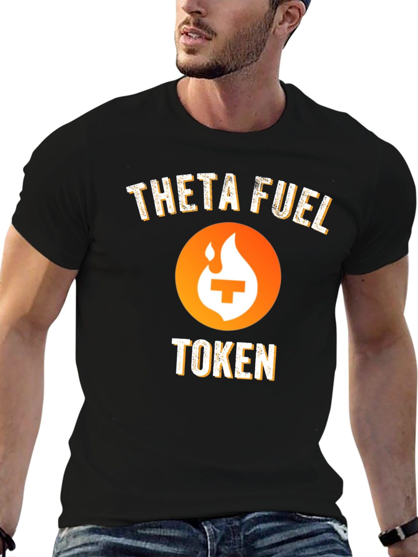 Theta Fuel Token Black T-Shirt Crypto Tee
