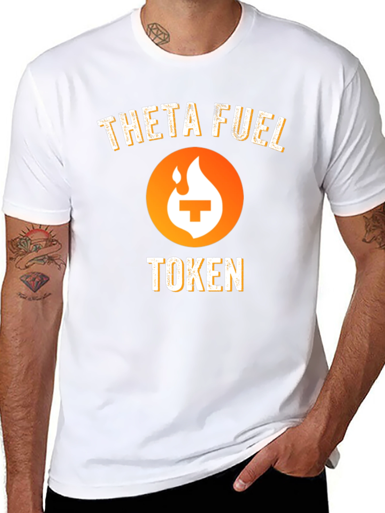Theta Fuel Token Black T-Shirt Crypto Tee