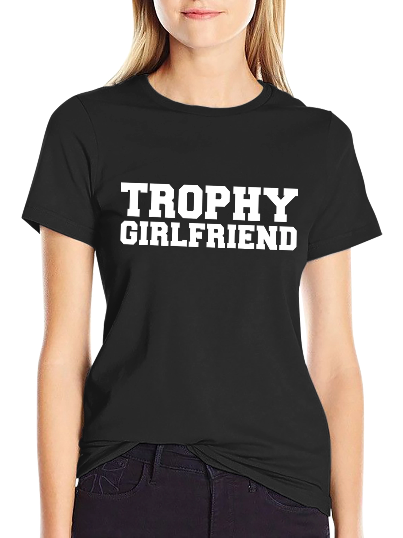 Trophy Girlfriend Graphic Tee - Bold Statement Shirt