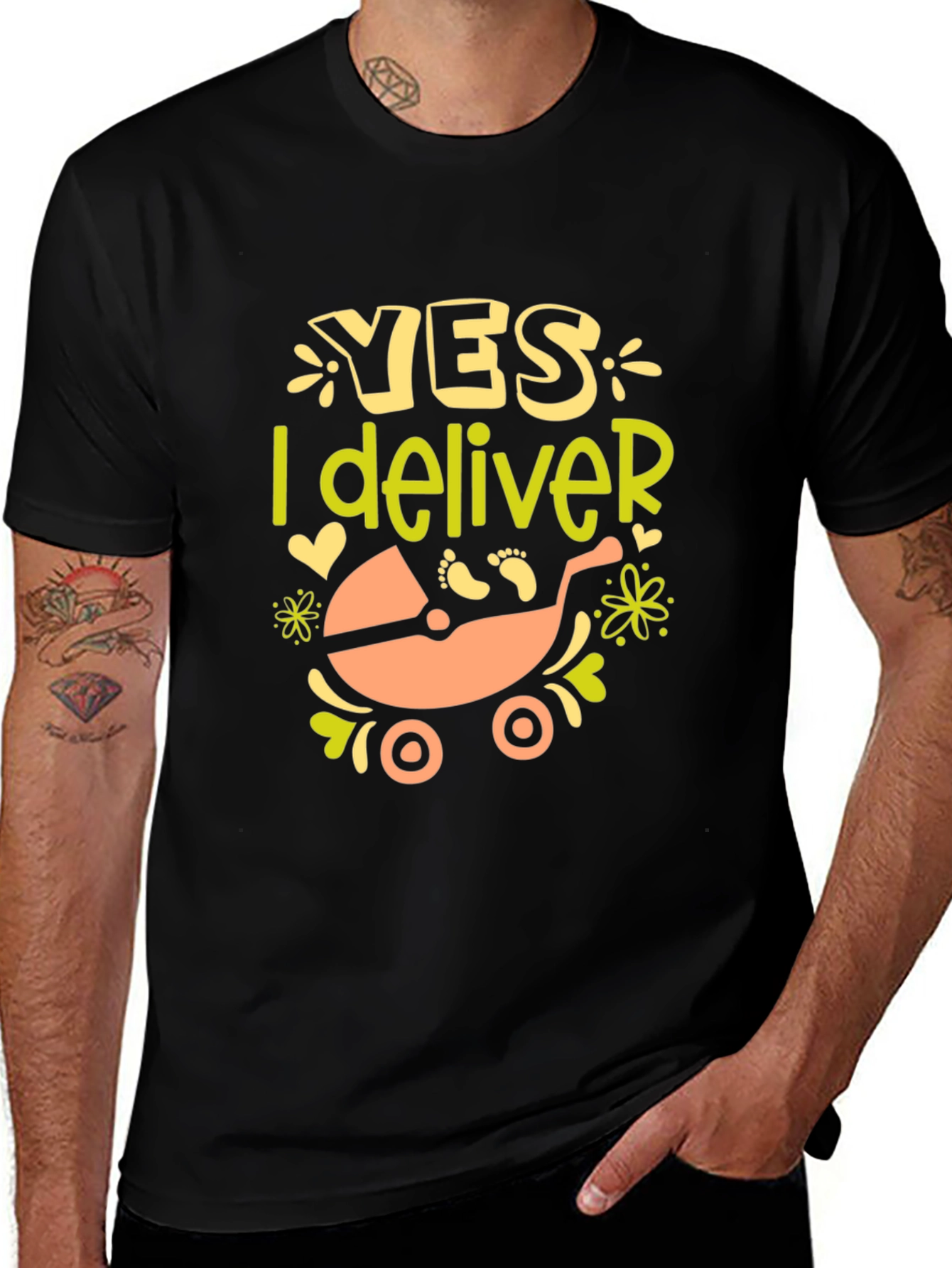Yes I Deliver Graphic Tee