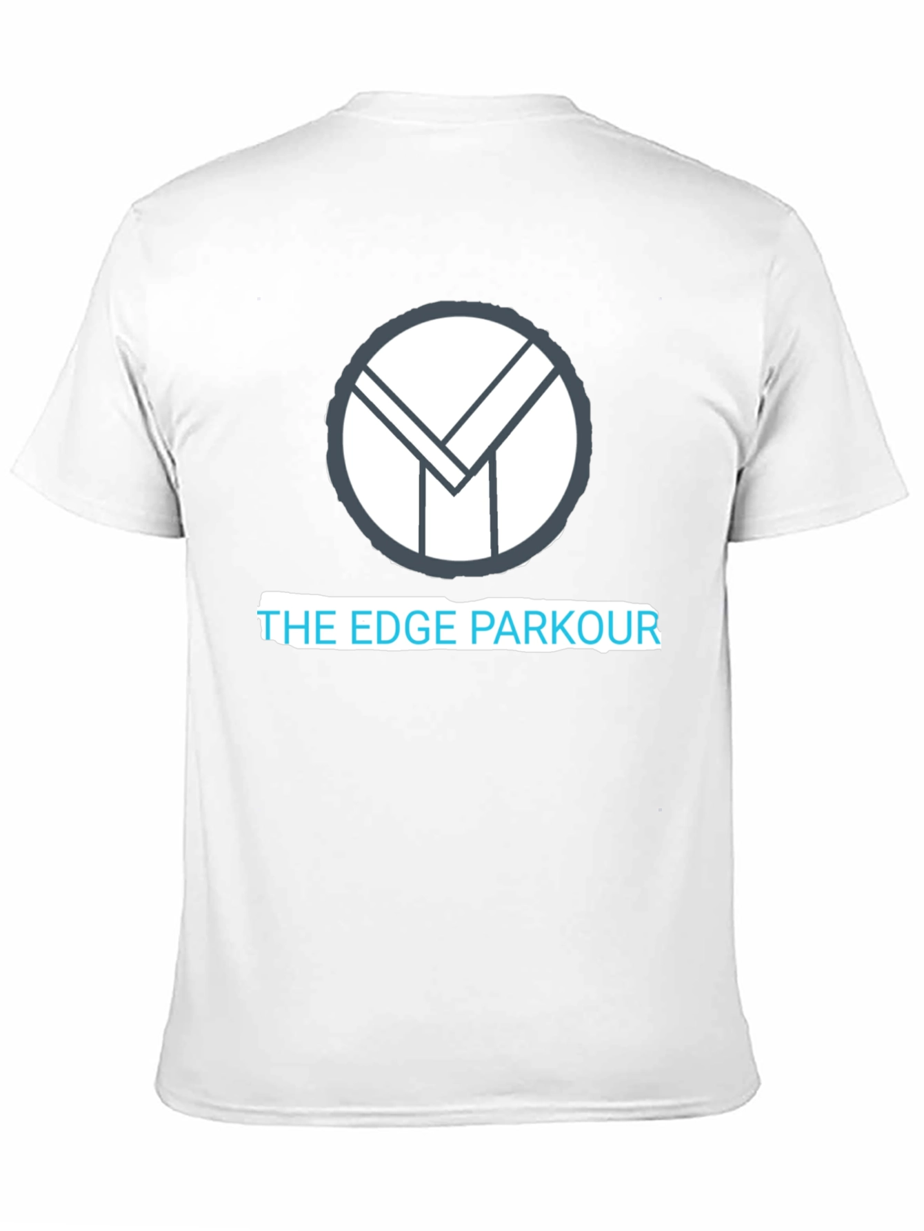The Edge Parkour Graphic T-Shirt - Black Cotton Blend
