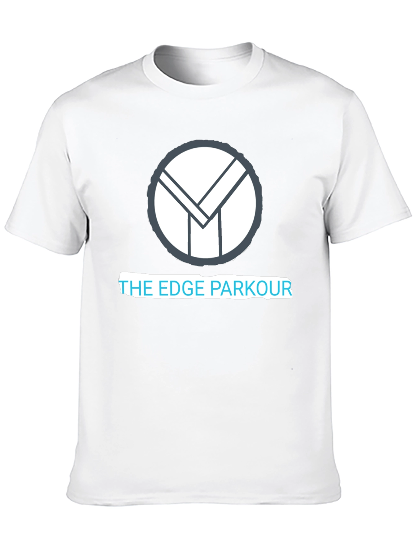 The Edge Parkour Graphic T-Shirt - Black Cotton Blend
