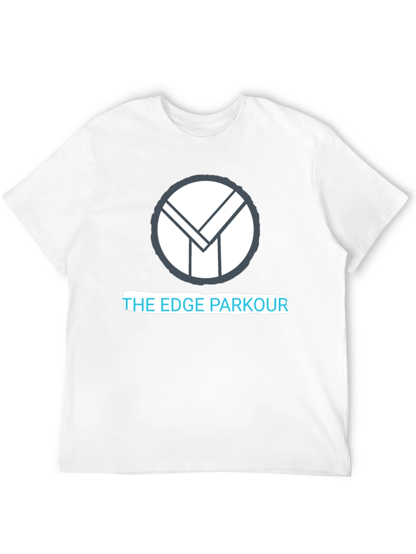 The Edge Parkour Graphic T-Shirt - Black Cotton Blend