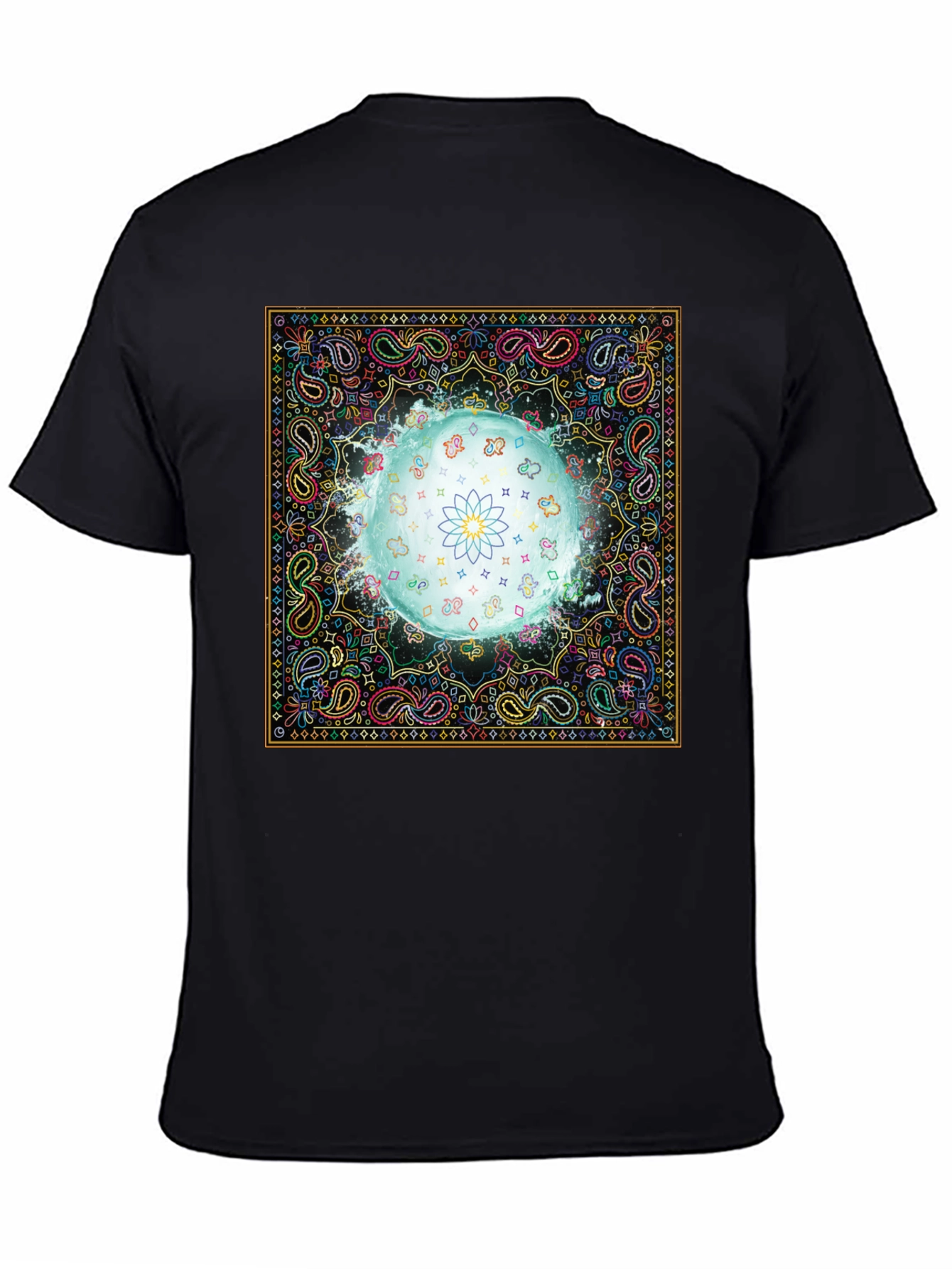 Vibrant Bandana Lotus T-Shirt