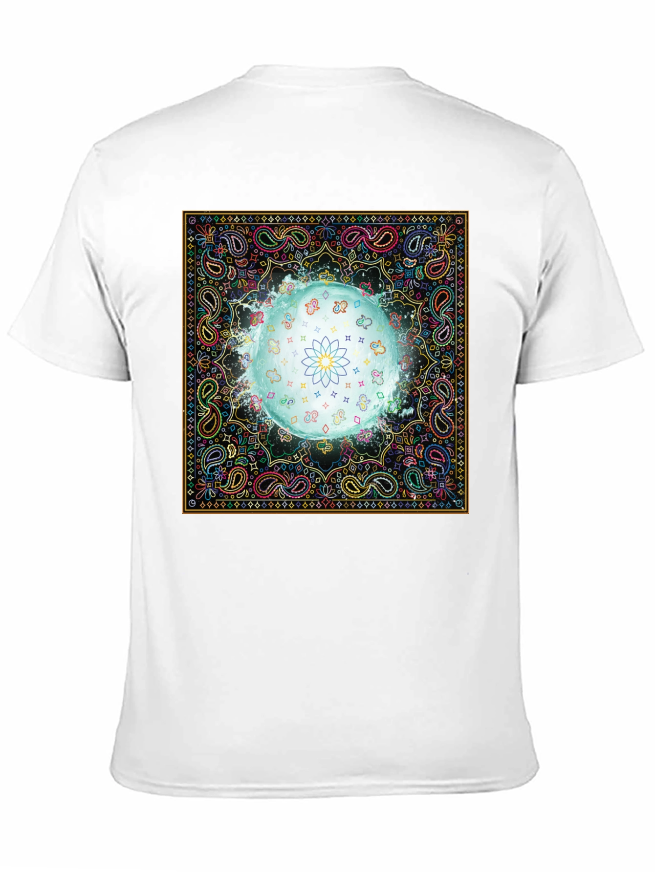 Vibrant Bandana Lotus T-Shirt