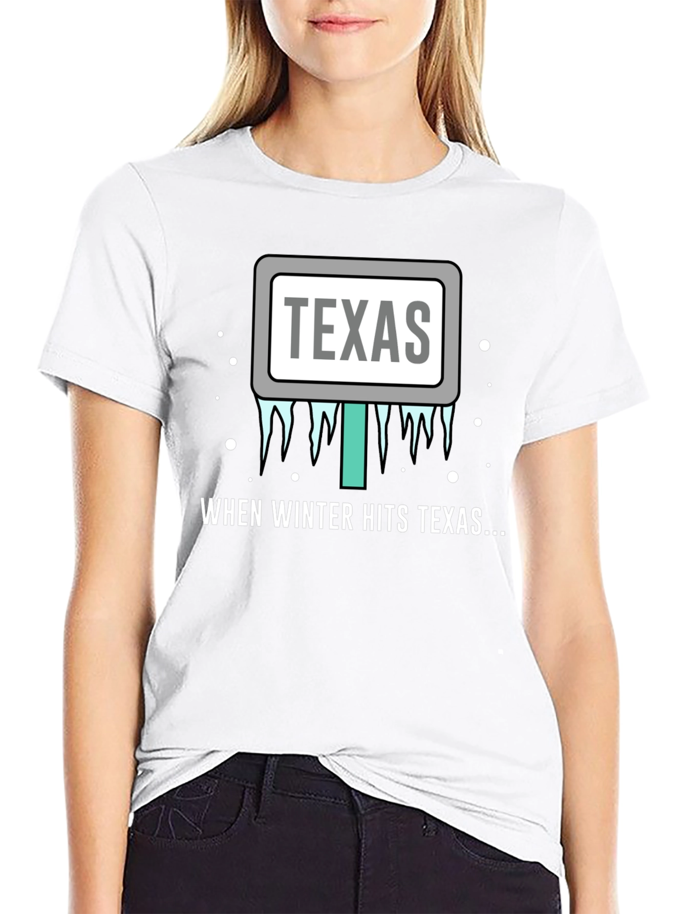 Texas Winter Humor T-Shirt