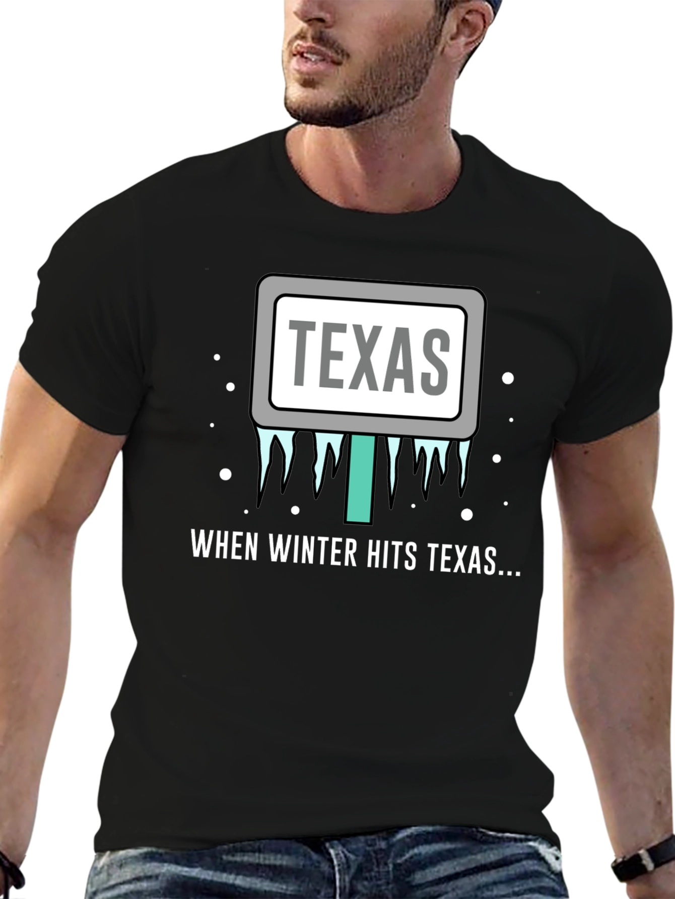 Texas Winter Humor T-Shirt