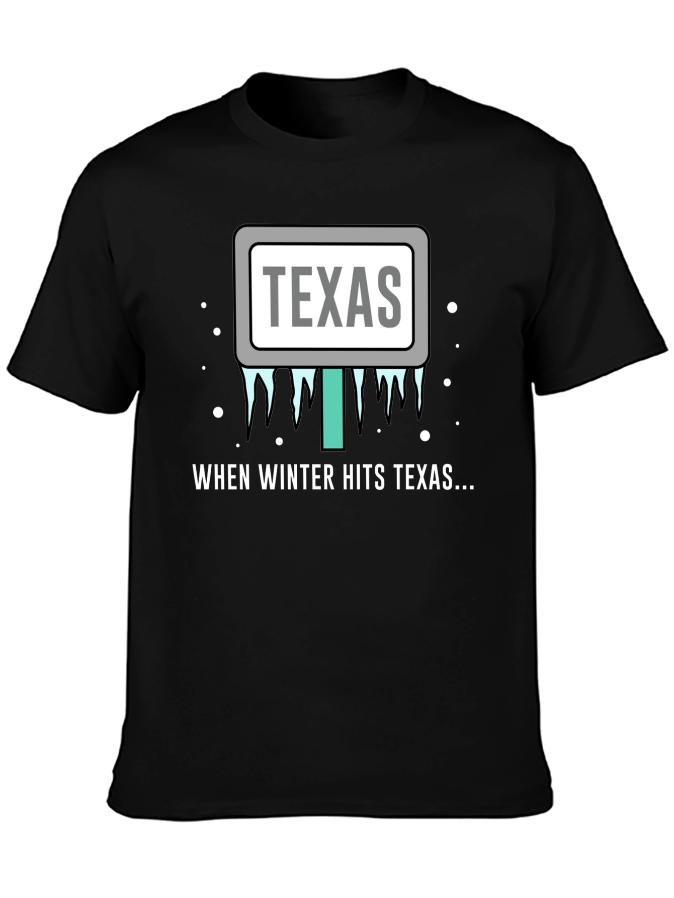 Texas Winter Humor T-Shirt