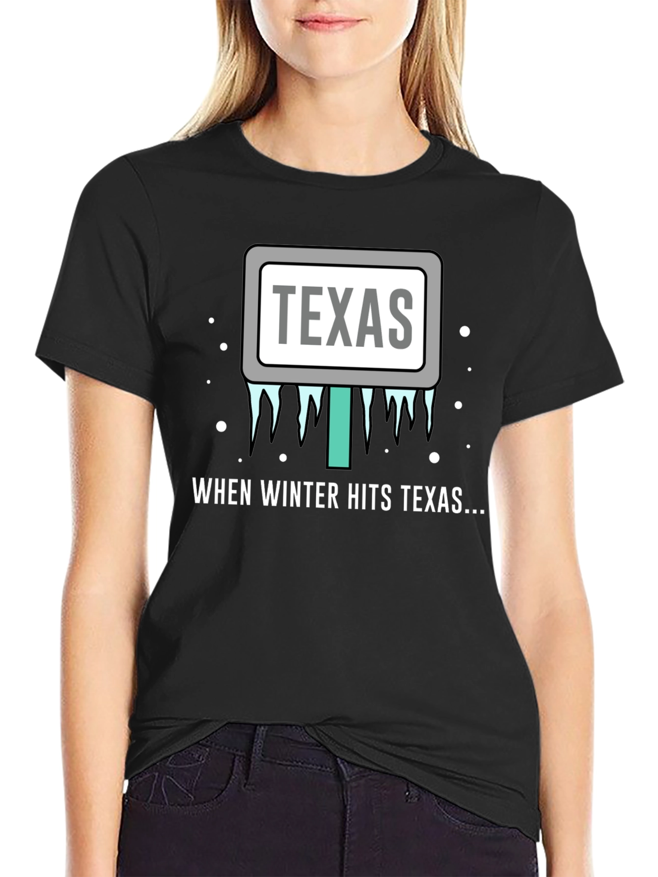 Texas Winter Humor T-Shirt