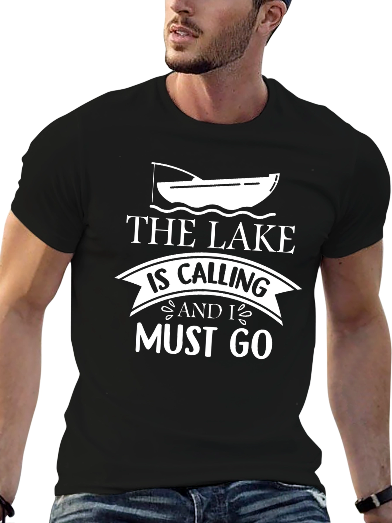 The Lake Is Calling T-Shirt Fishing Tee
