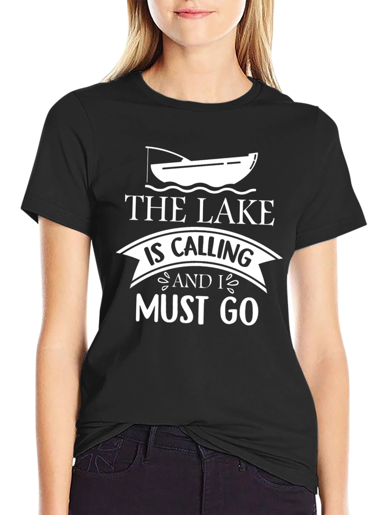 The Lake Is Calling T-Shirt Fishing Tee