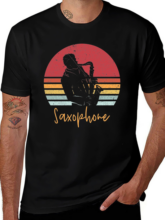 Vintage Saxophone Player T-Shirt