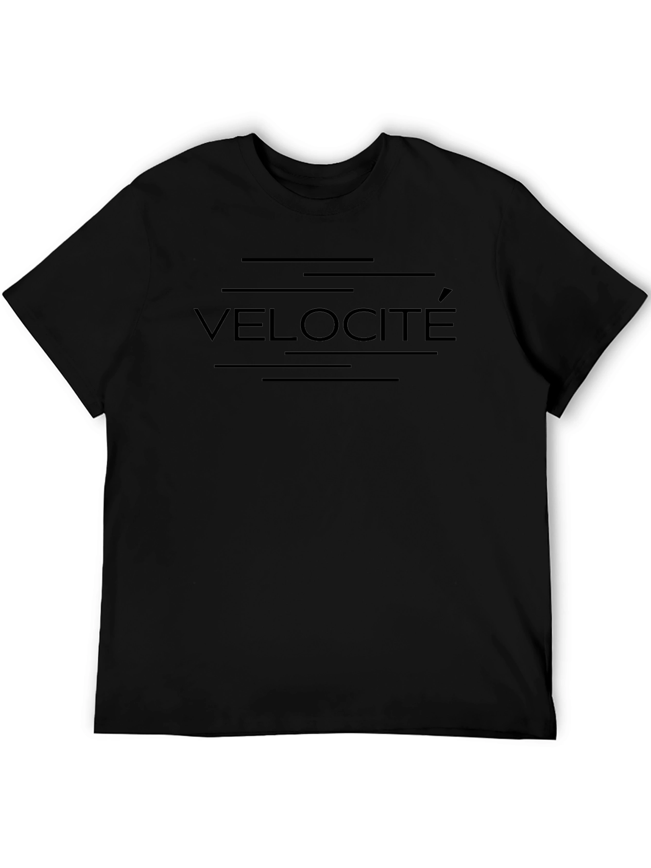 Velocite Black T-Shirt - Mens Fashion Tee