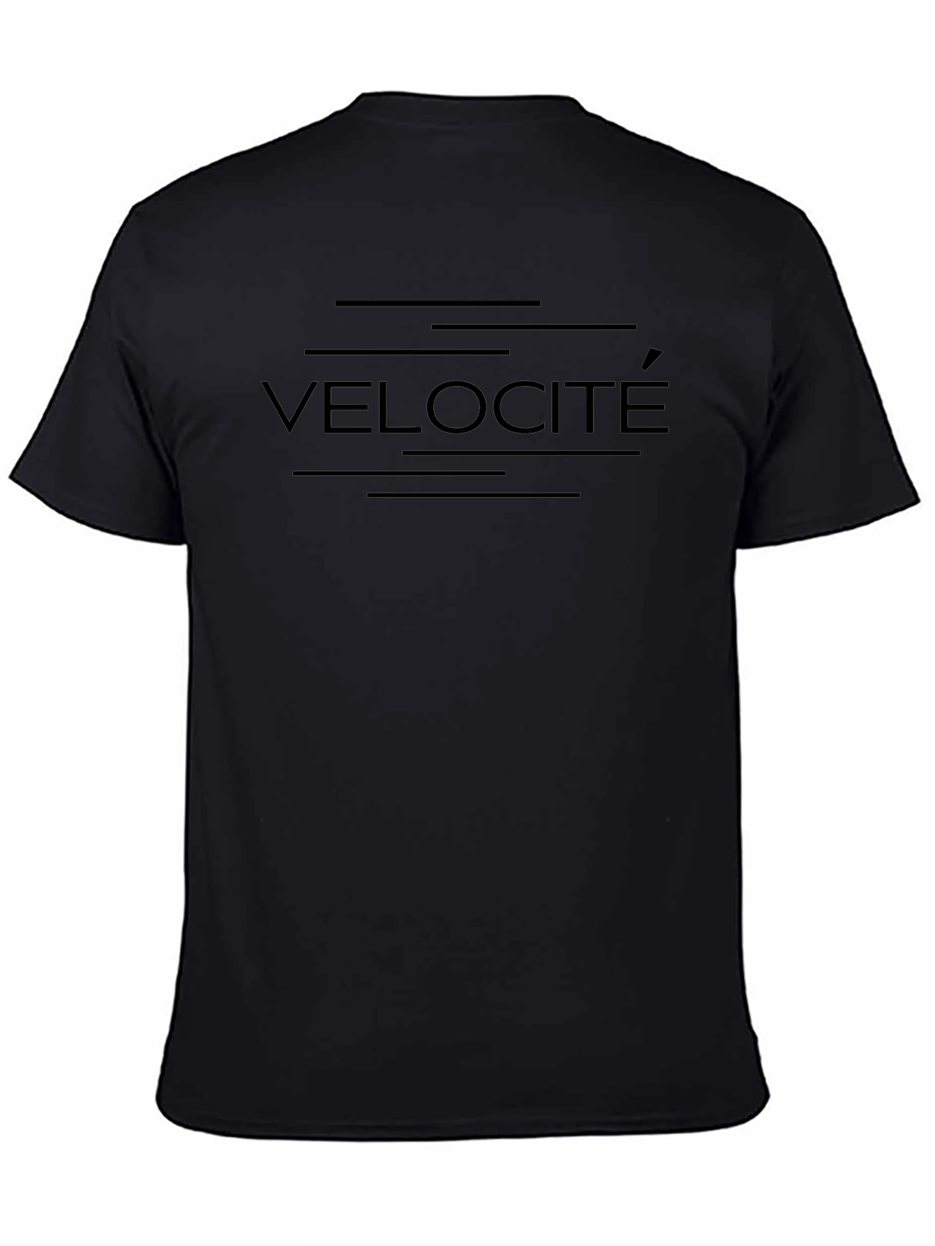 Velocite Black T-Shirt - Mens Fashion Tee
