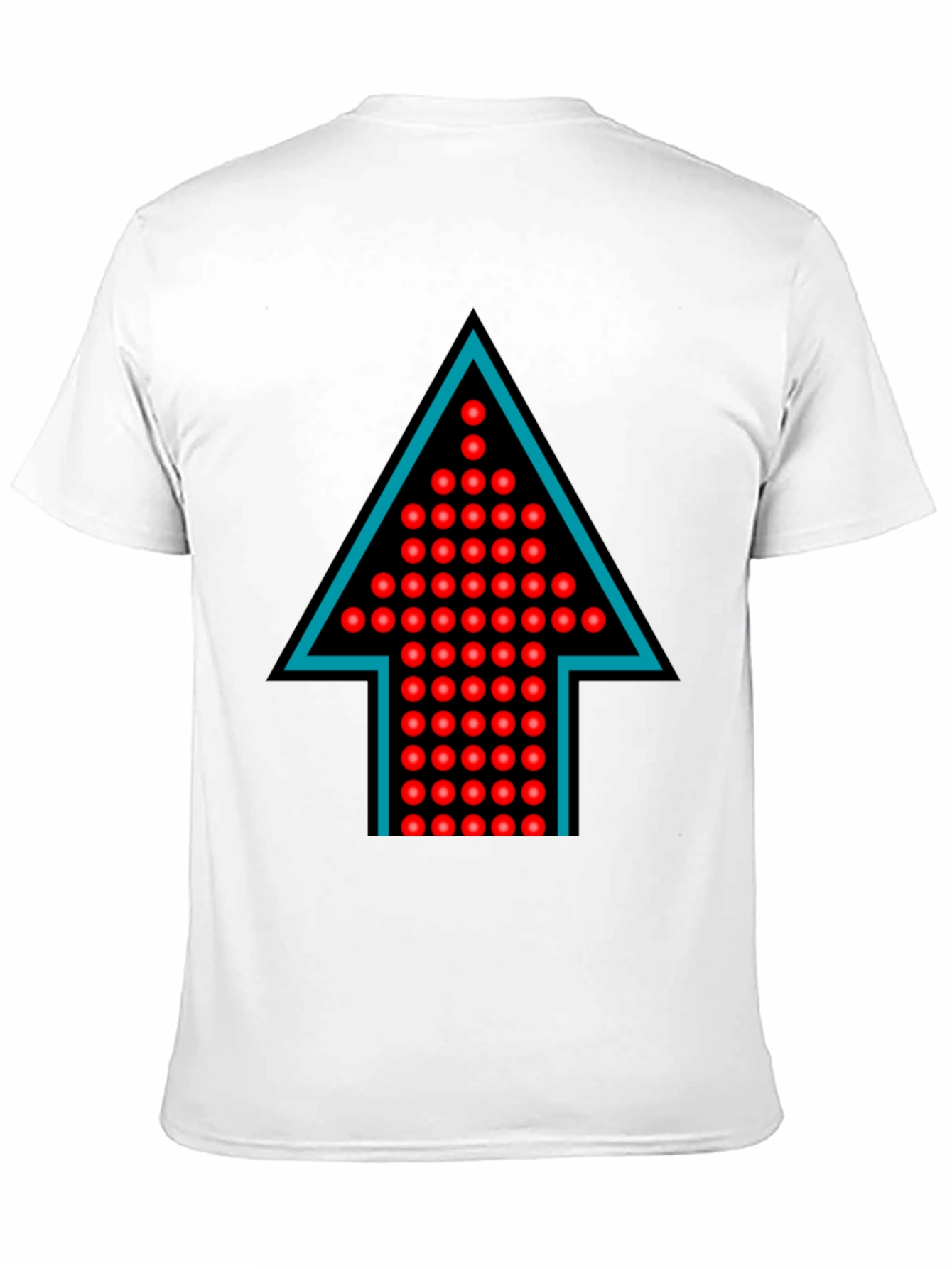 Upward Arrow Graphic Tee - Unique Design