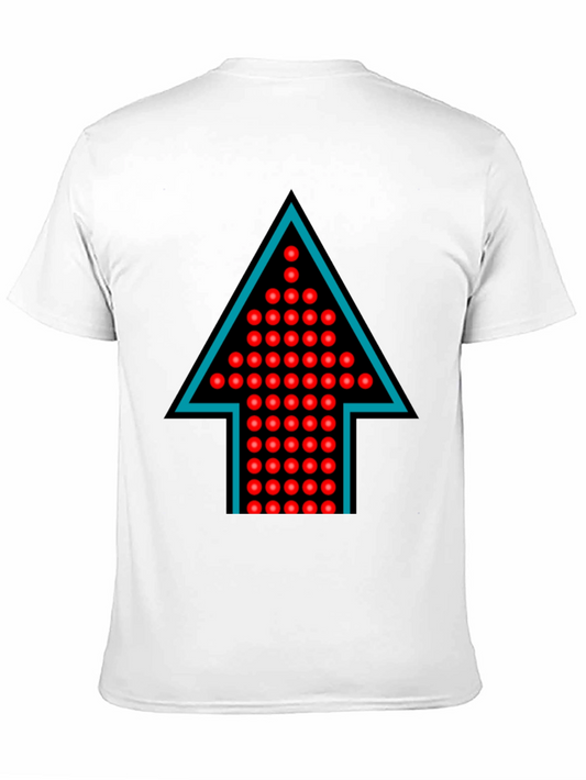 Upward Arrow Graphic Tee - Unique Design