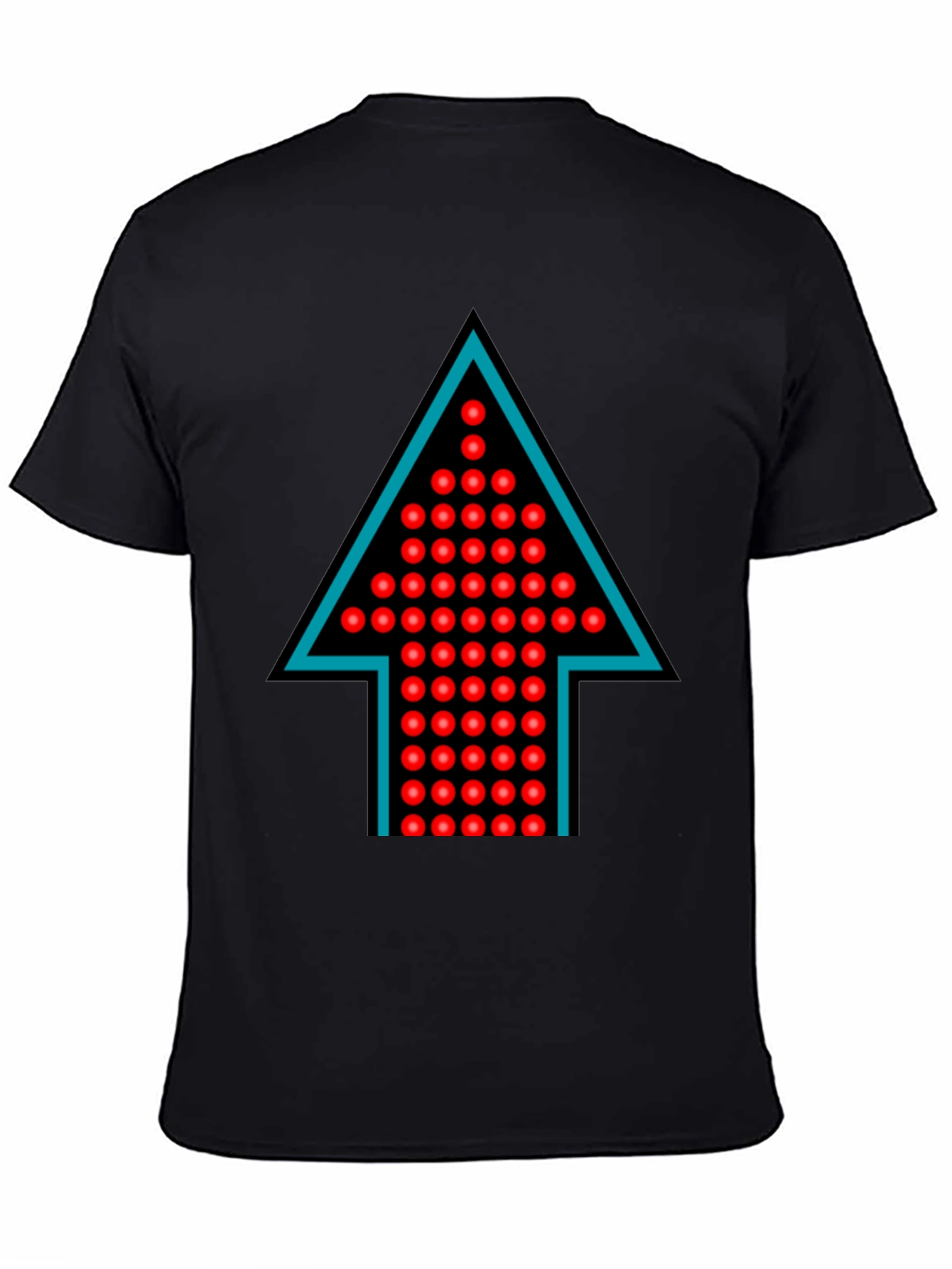Upward Arrow Graphic Tee - Unique Design