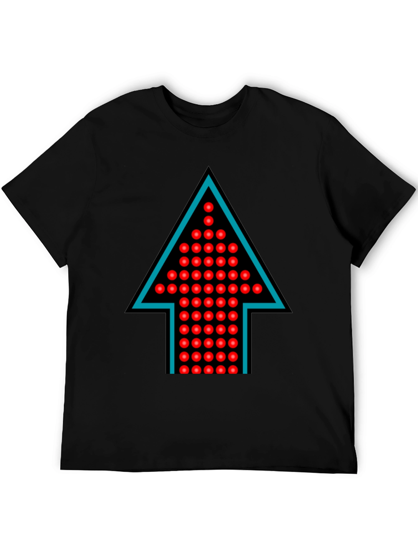 Upward Arrow Graphic Tee - Unique Design
