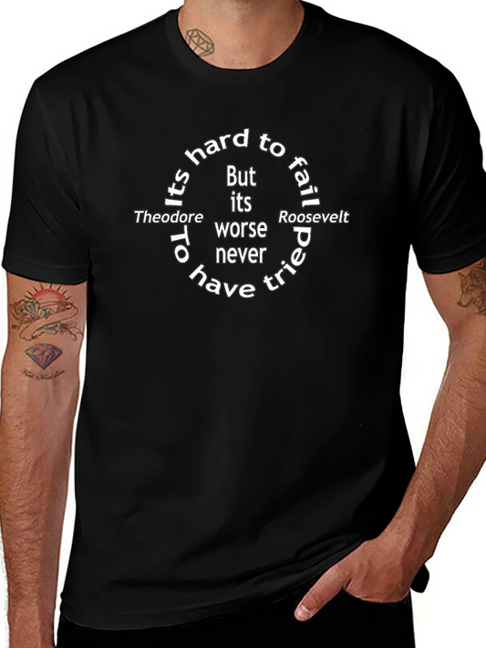 Theodore Roosevelt Quote T-Shirt