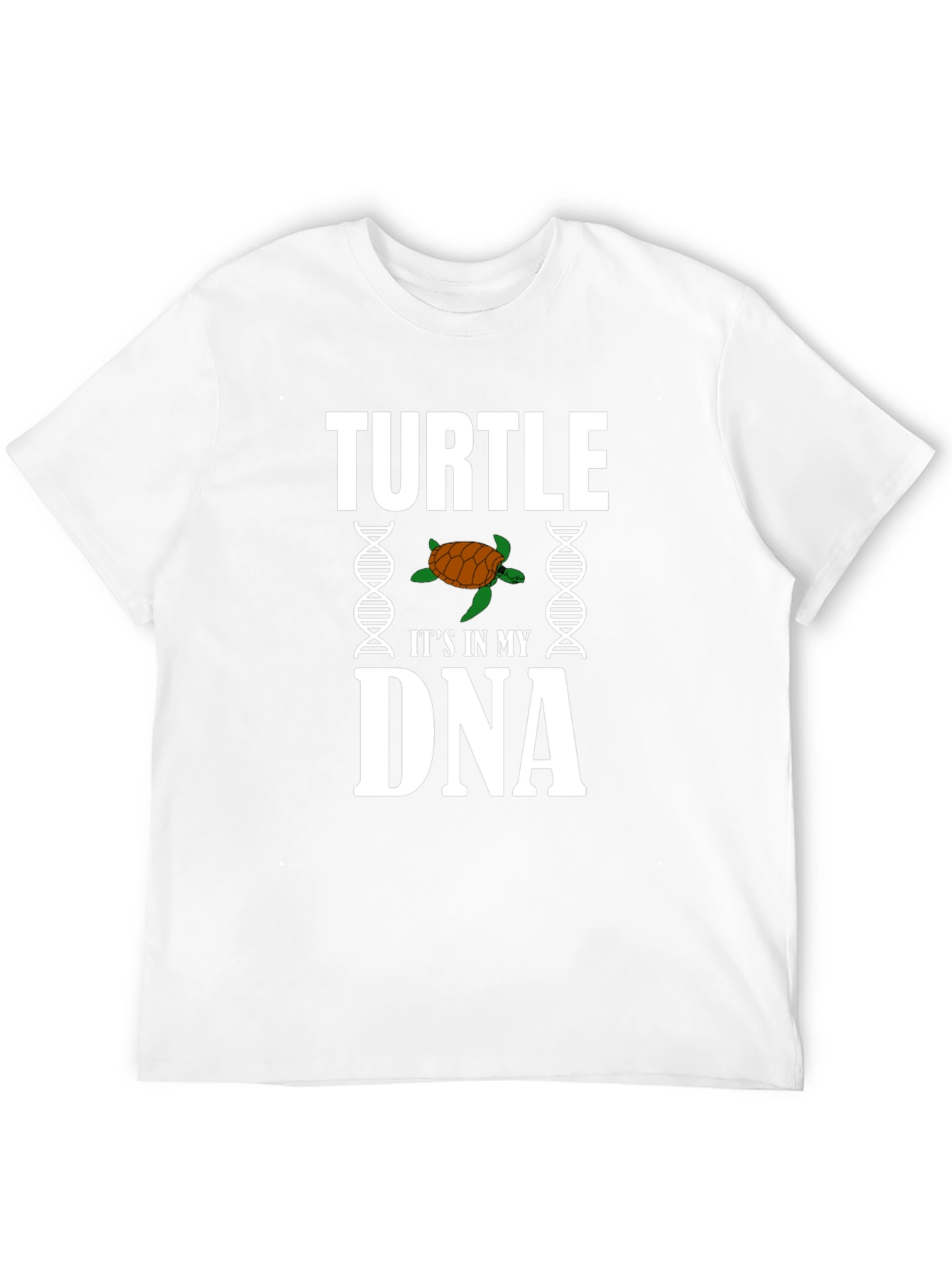 Turtle DNA Graphic T-Shirt - Novelty Tee