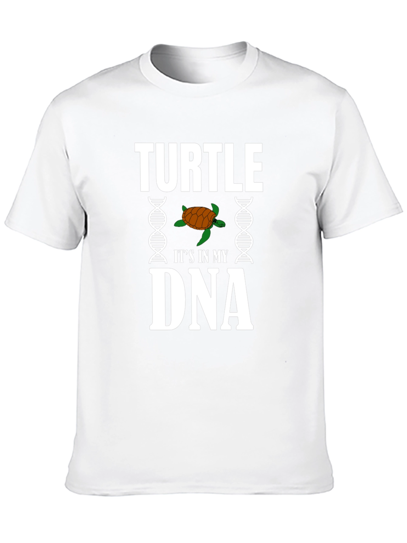 Turtle DNA Graphic T-Shirt - Novelty Tee