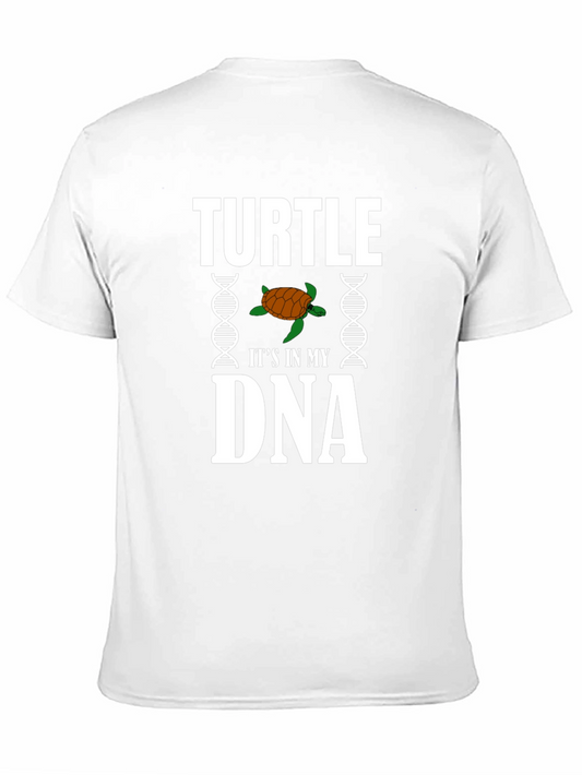 Turtle DNA Graphic T-Shirt - Novelty Tee