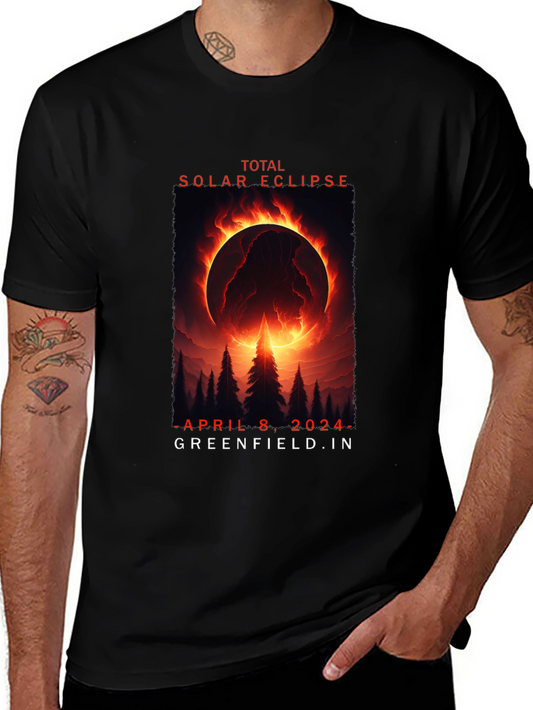 Total Solar Eclipse April 8 2024 Black T-Shirt