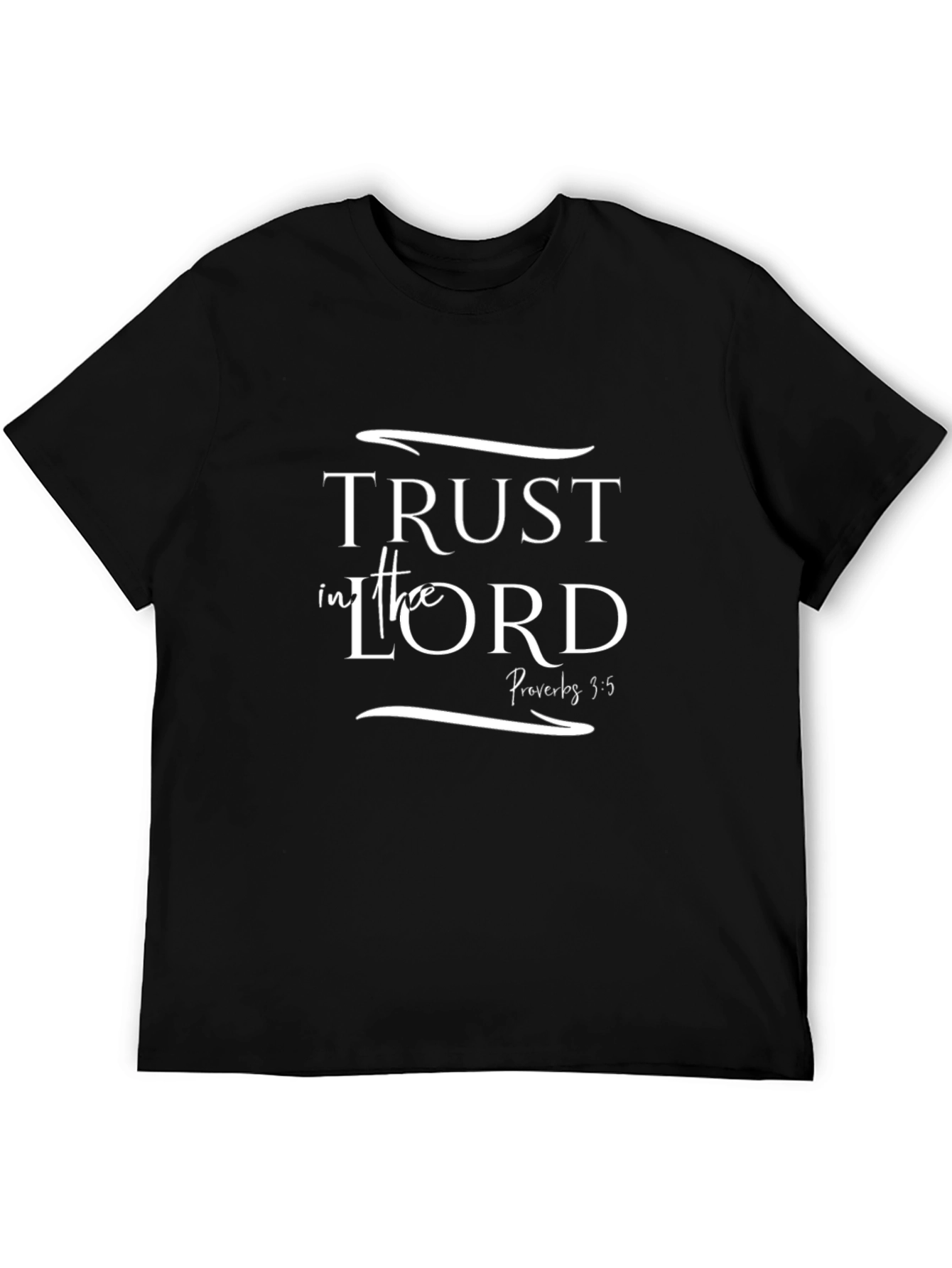 Trust in the Lord Black Graphic Tee