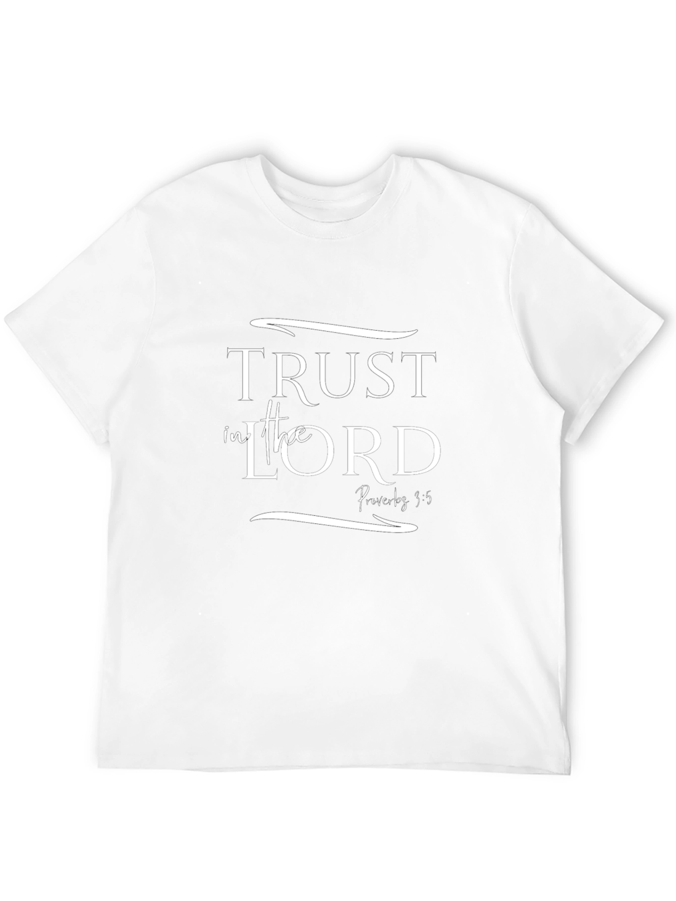 Trust in the Lord Black Graphic Tee