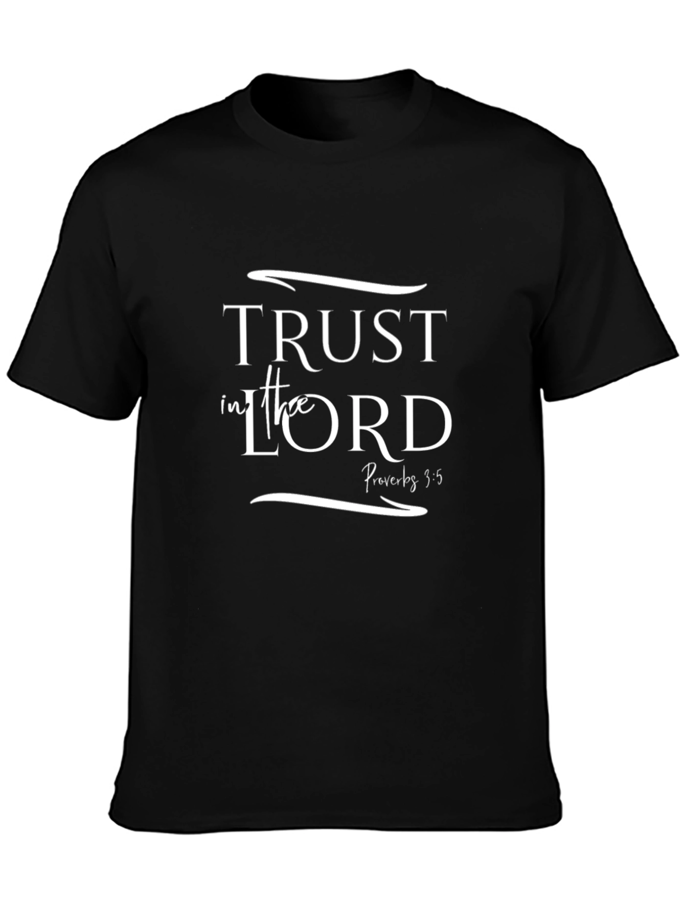 Trust in the Lord Black Graphic Tee