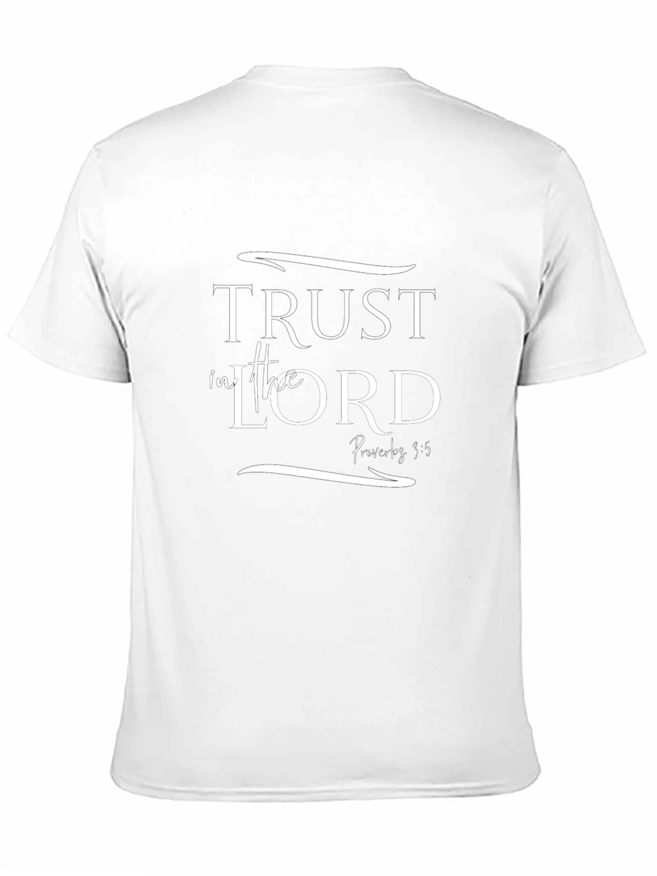 Trust in the Lord Black Graphic Tee