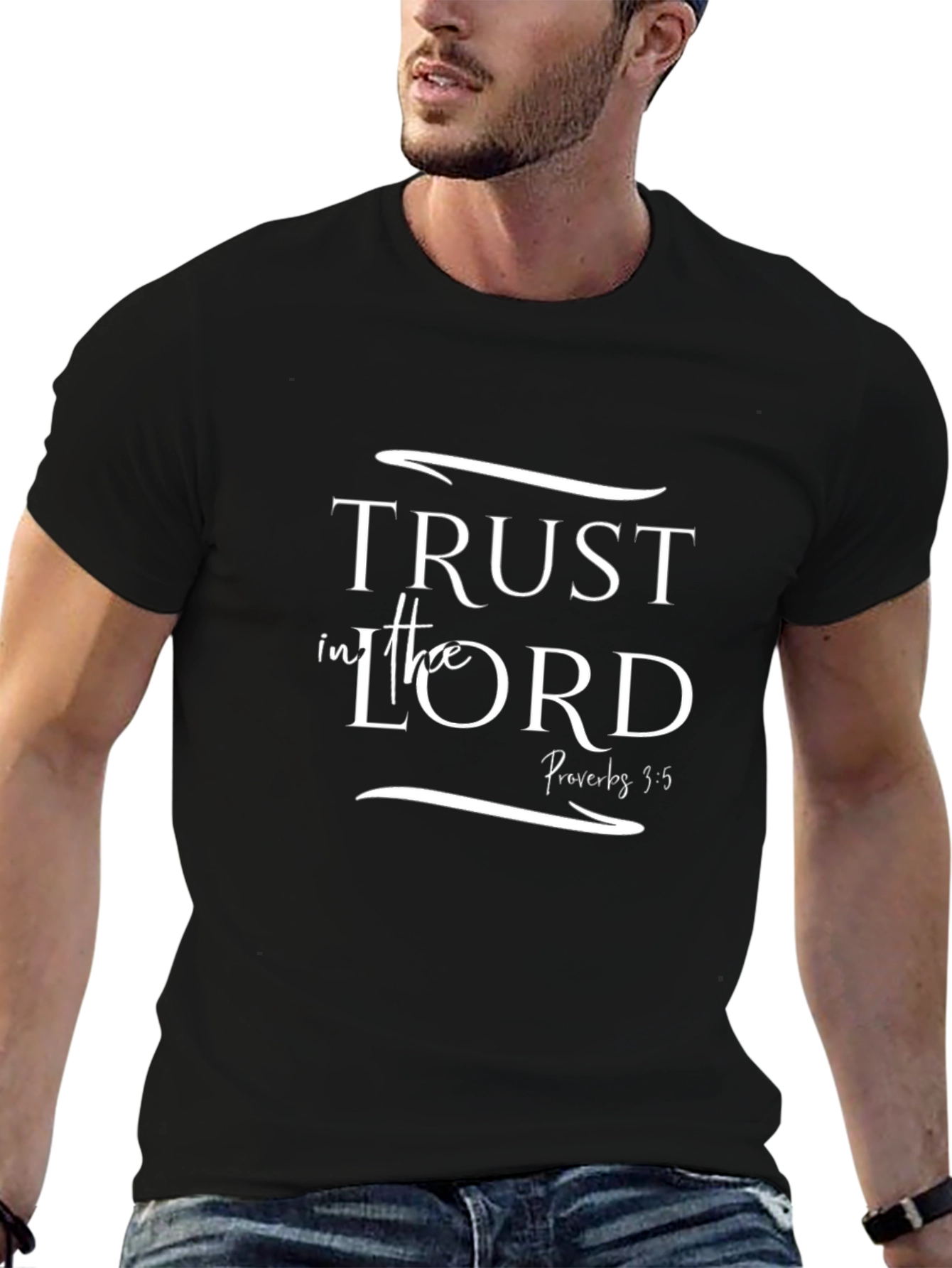 Trust in the Lord Black Graphic Tee