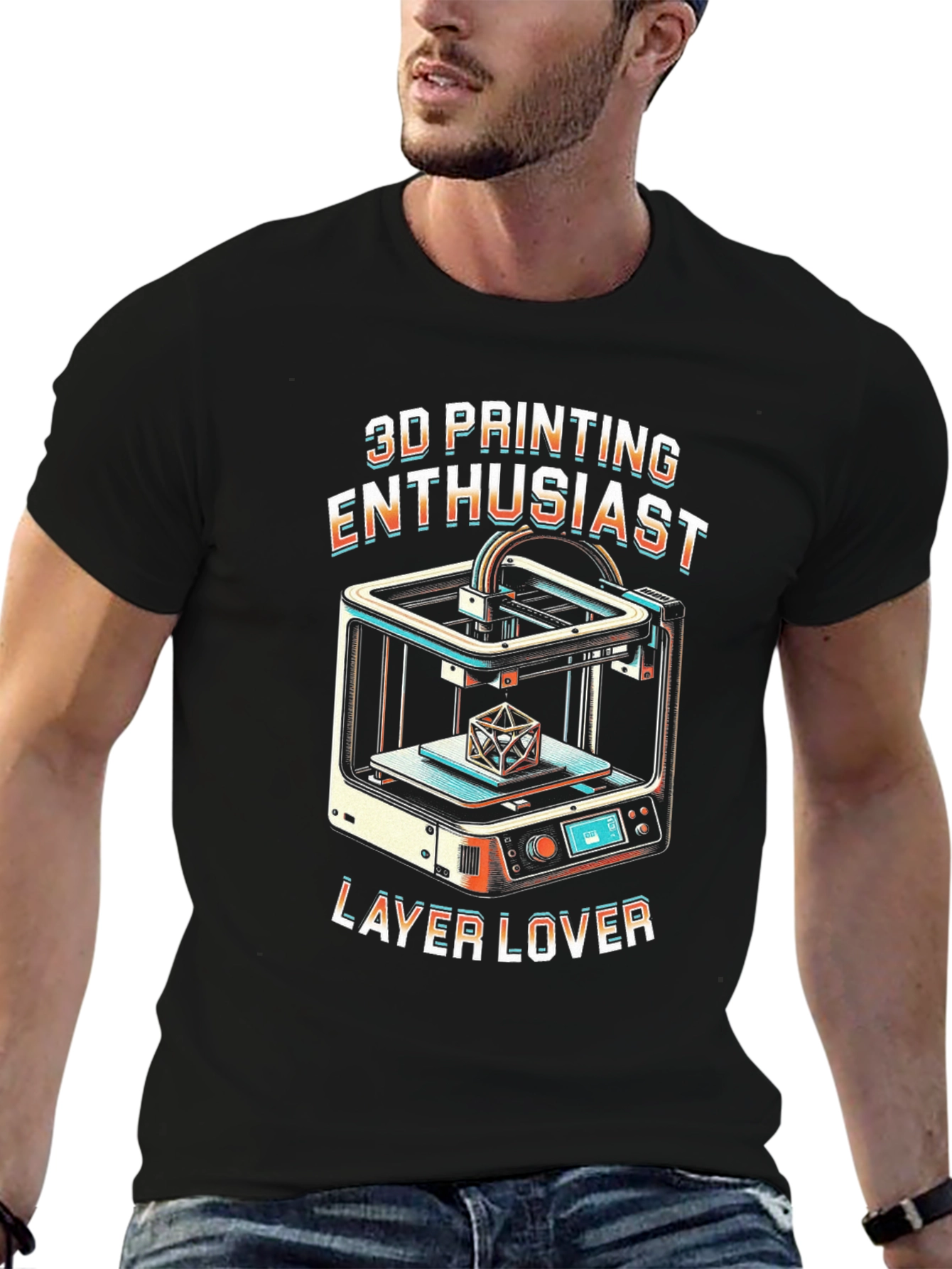 3D Printing Enthusiast T-Shirt - Layer Lover Tee