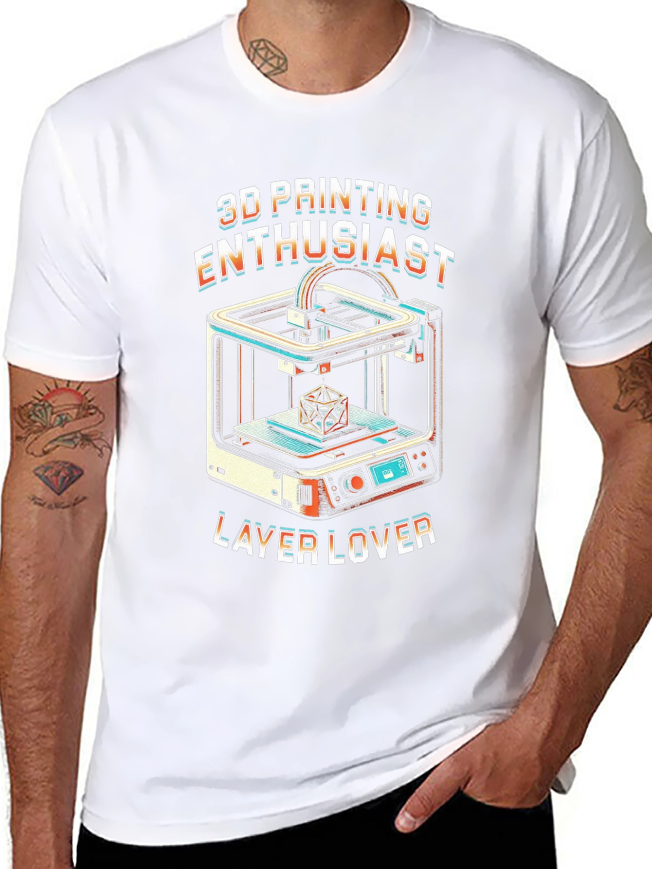 3D Printing Enthusiast T-Shirt - Layer Lover Tee
