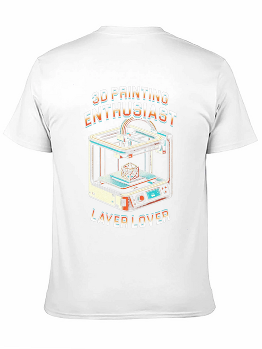 3D Printing Enthusiast T-Shirt - Layer Lover Tee