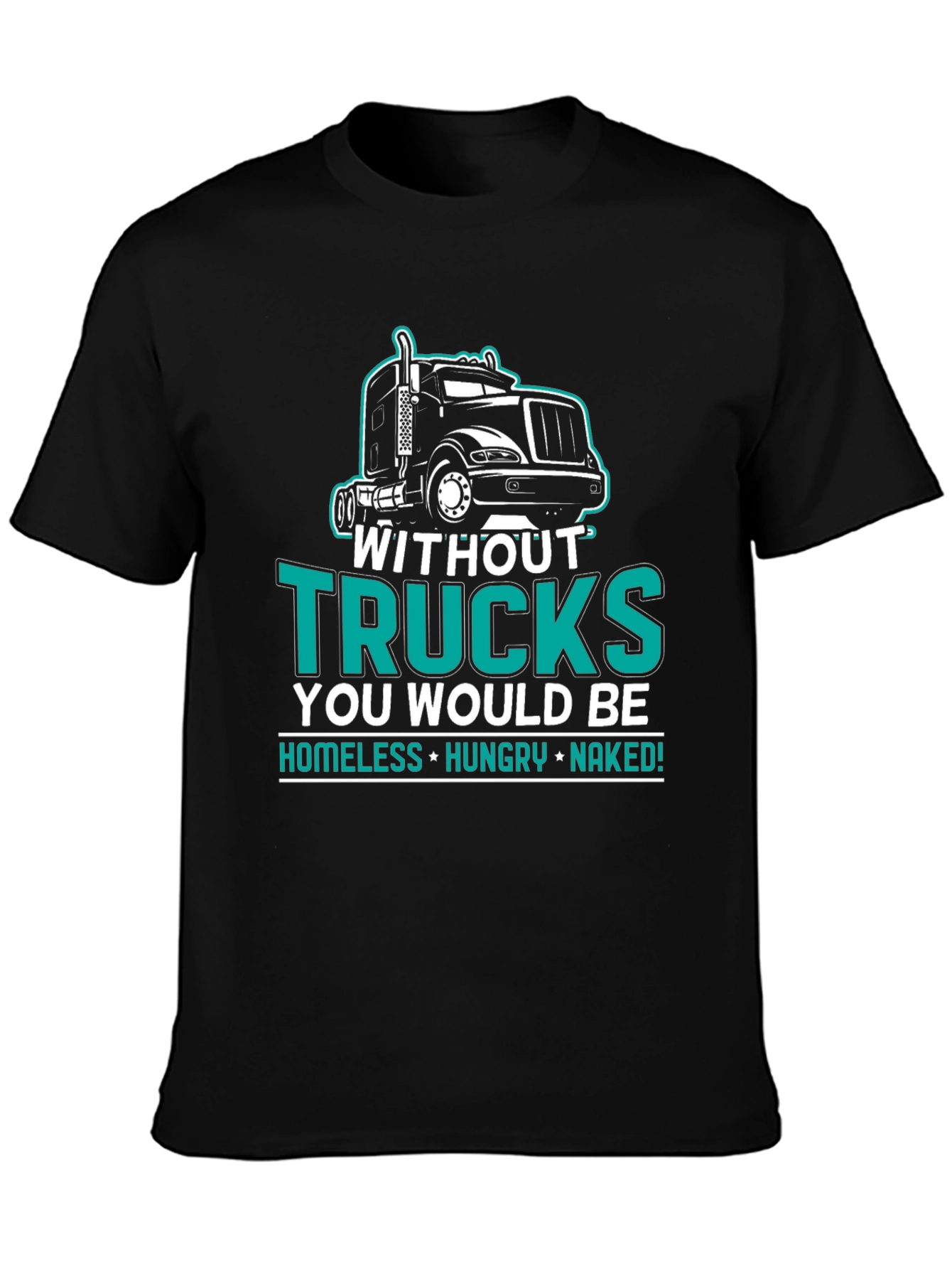 Trucker Humor Graphic T-Shirt