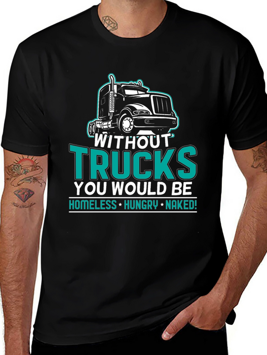 Trucker Humor Graphic T-Shirt
