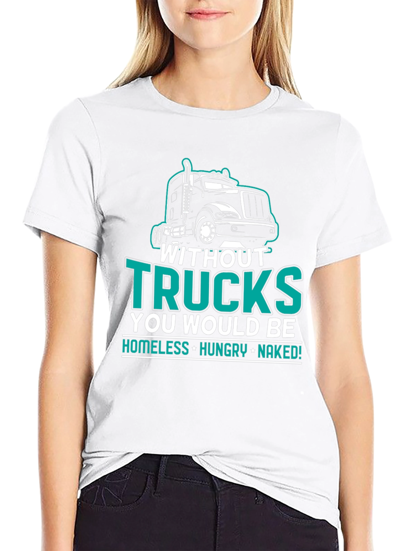 Trucker Humor Graphic T-Shirt