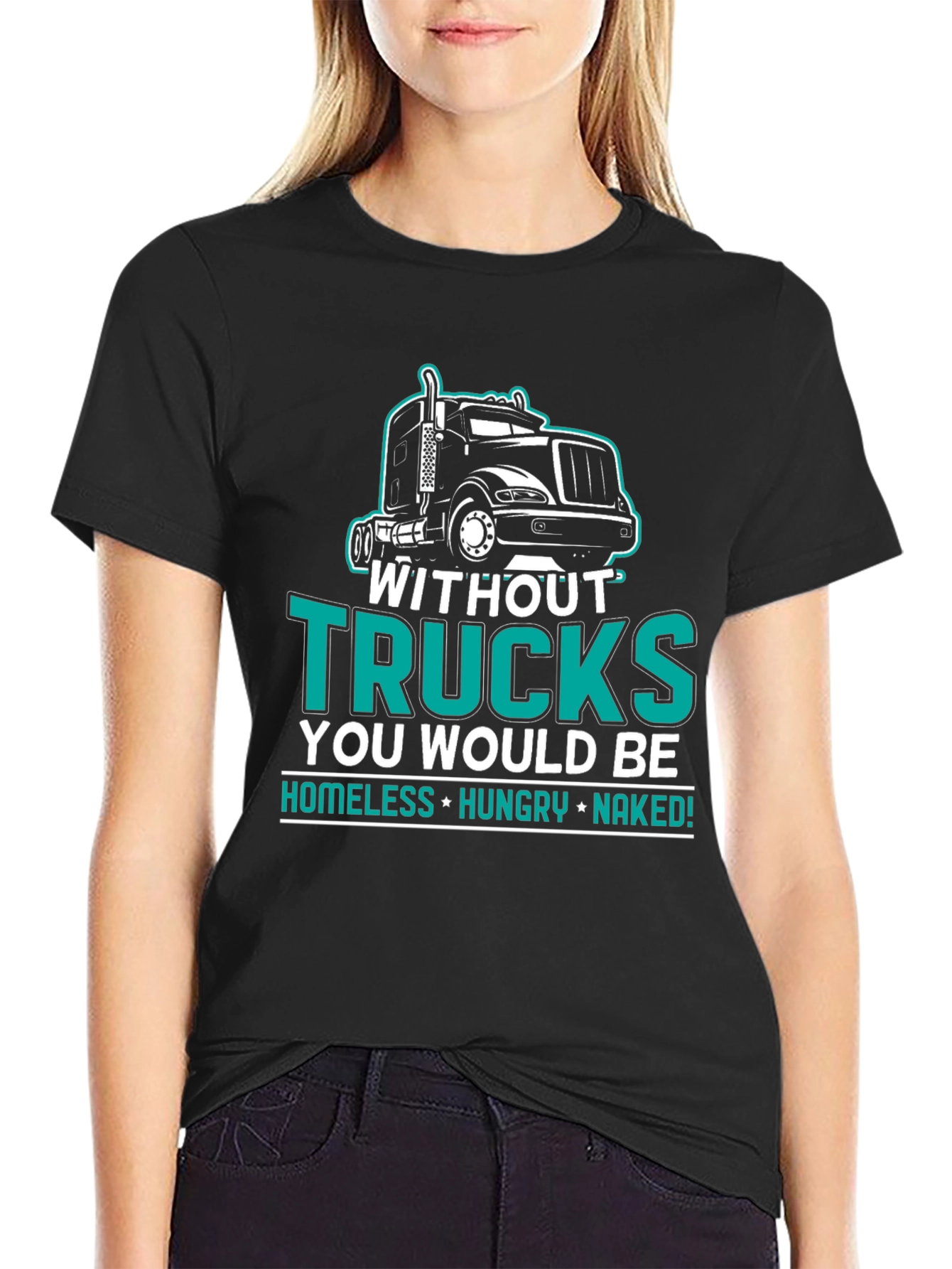 Trucker Humor Graphic T-Shirt