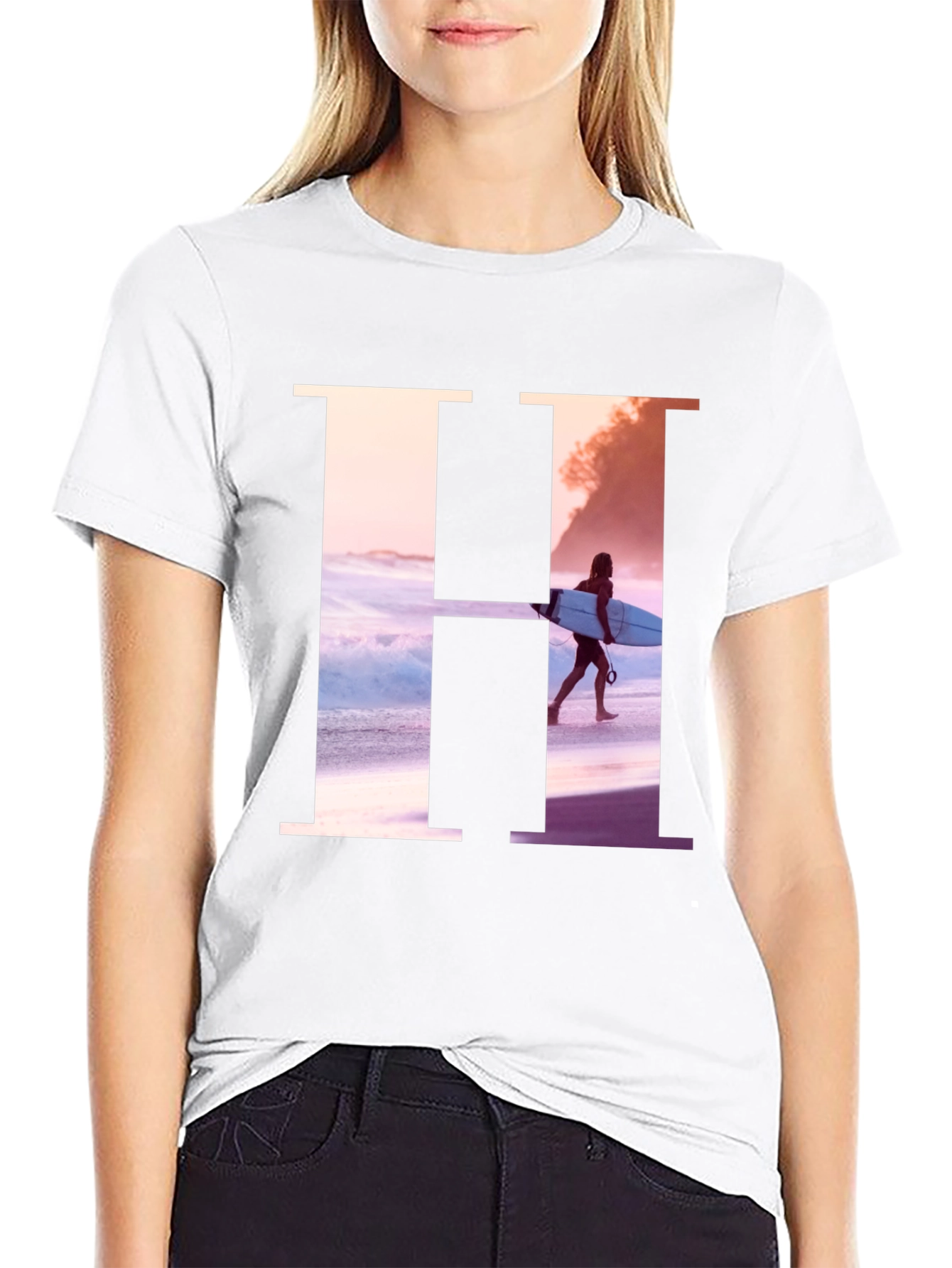 Surfs Up Graphic Tee - Beach Vibes