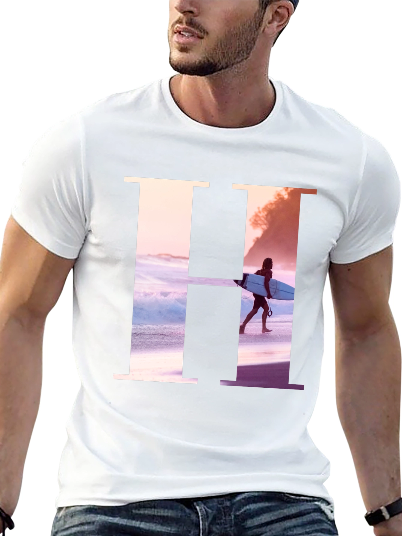 Surfs Up Graphic Tee - Beach Vibes