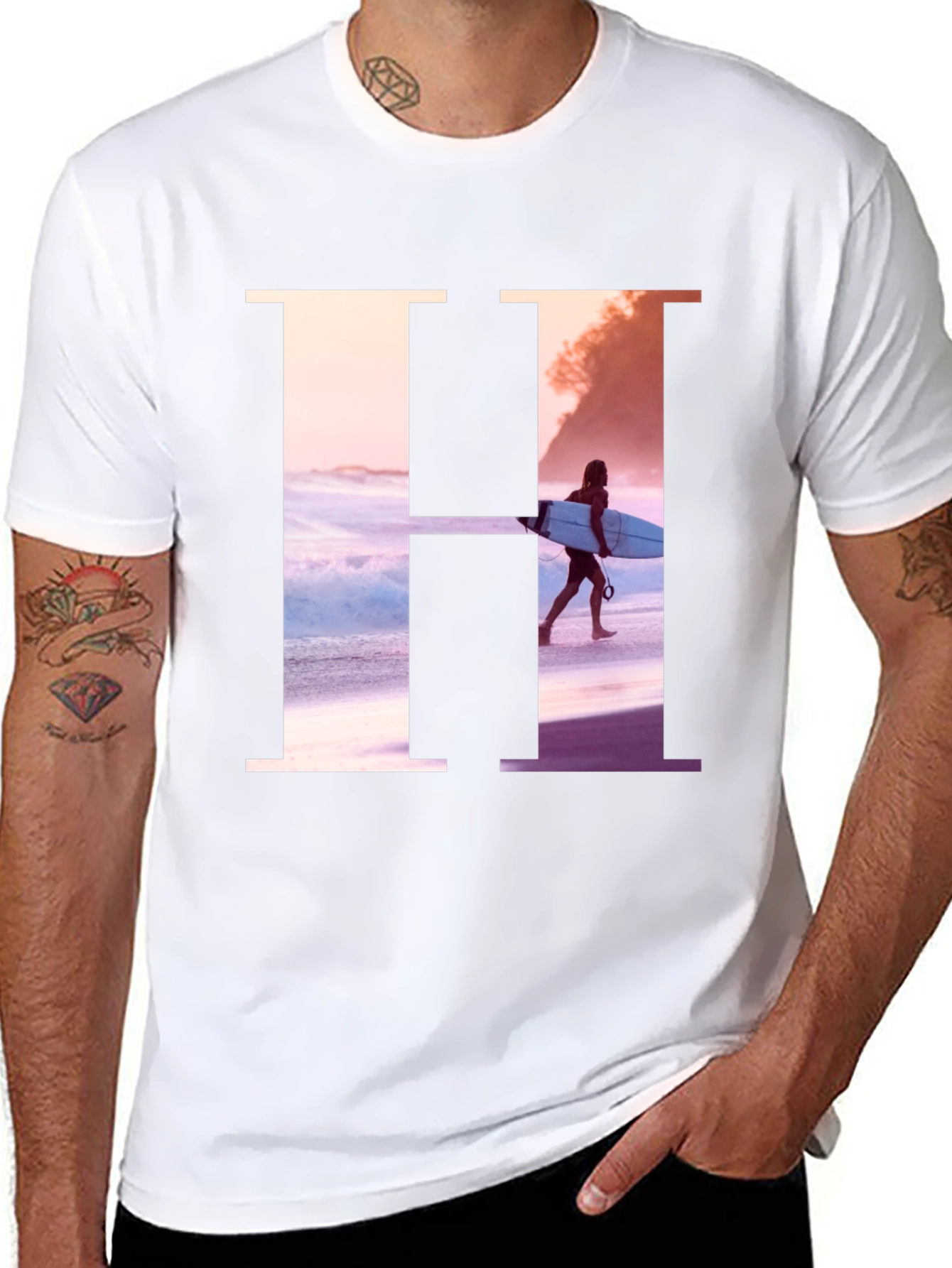 Surfs Up Graphic Tee - Beach Vibes