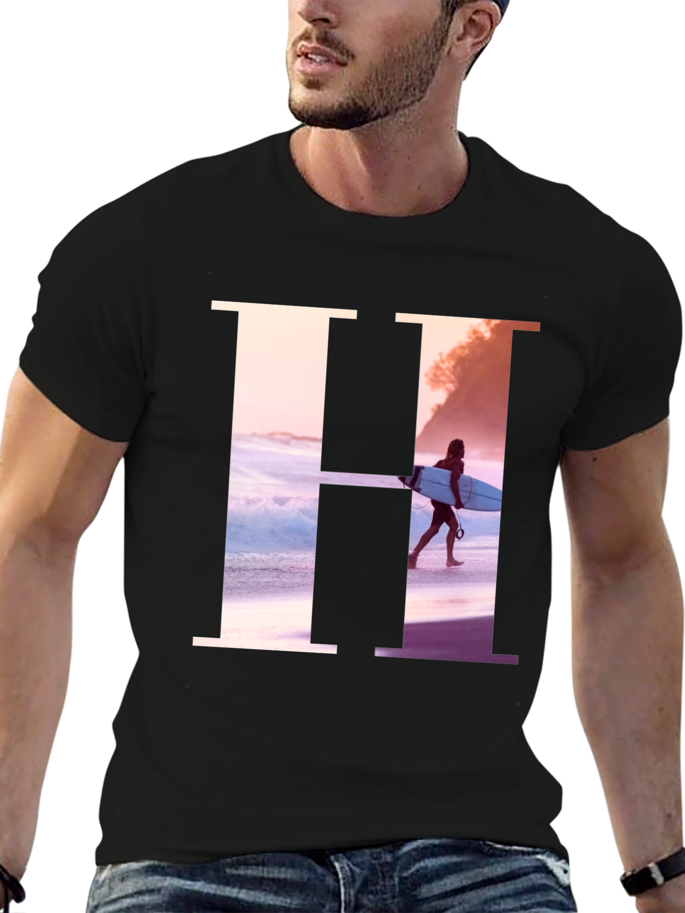 Surfs Up Graphic Tee - Beach Vibes