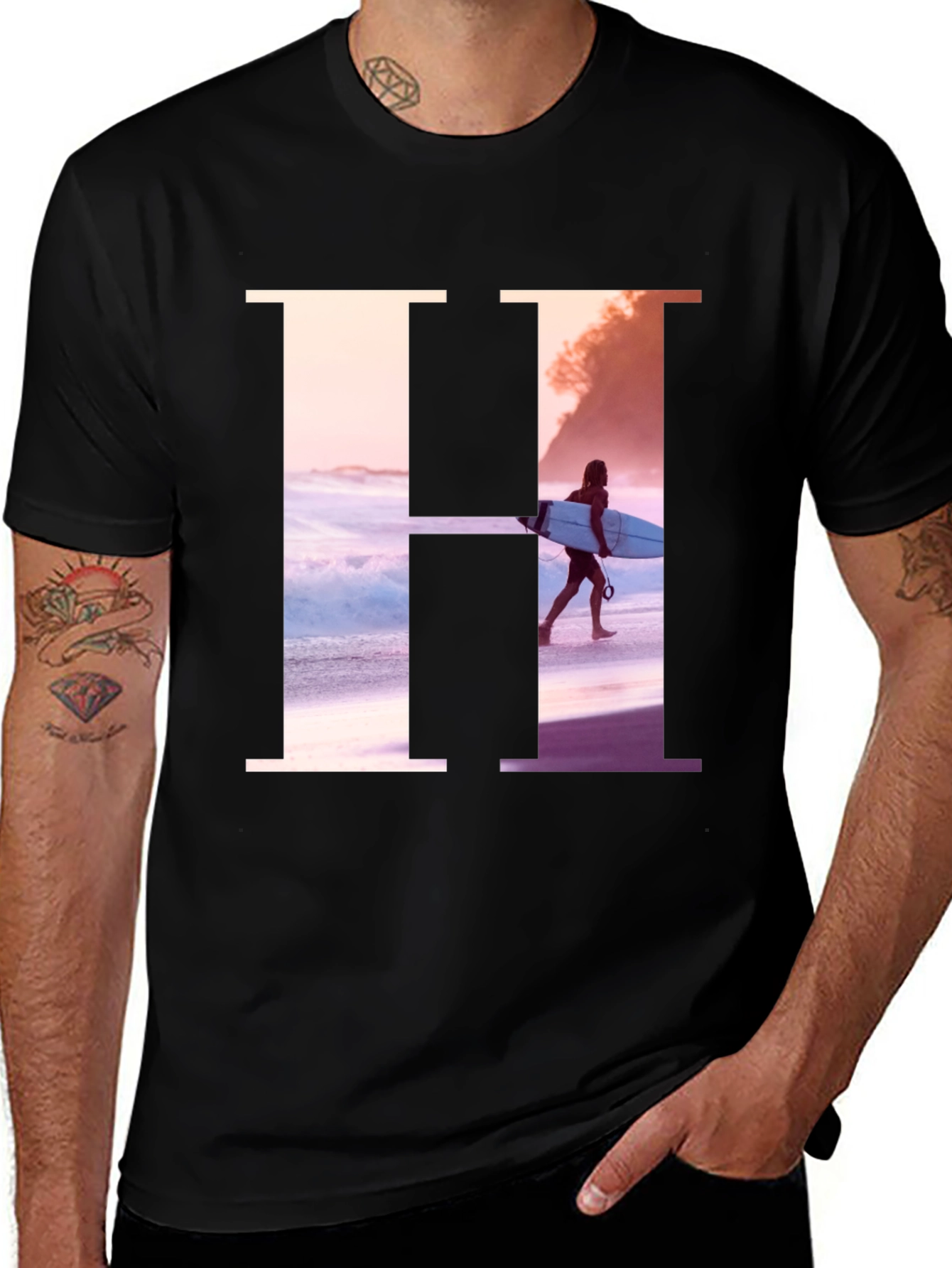Surfs Up Graphic Tee - Beach Vibes
