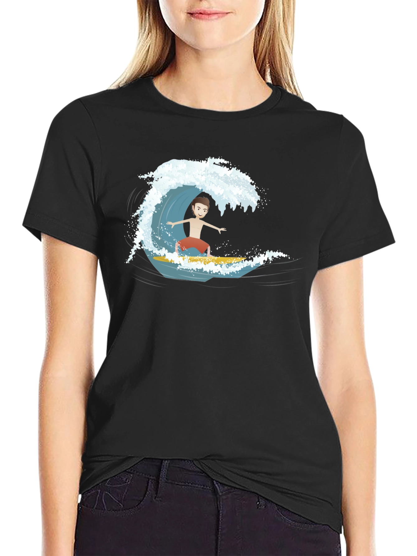 Surfer Dude Graphic T-Shirt